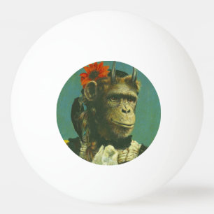 Bola de Pong do sibilo do macaco do mutante