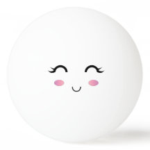Bola de Pong do Sorriso Kawaii Cute