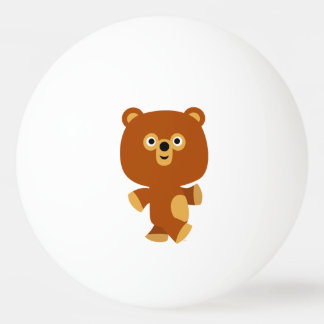 Bola de Pong do Urso de Cartoon Bonito e Assertivo