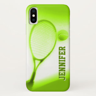 Bola de tênis e capas de iphone verdes dos