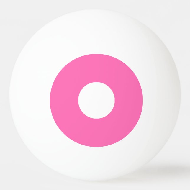 bola de uma estrela de Pong do sibilo - rosa e (Frente)