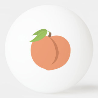 Bola do pêssego do pong do sibilo