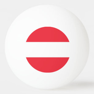 Bola especial de pingue-pongue com bandeira da Áus