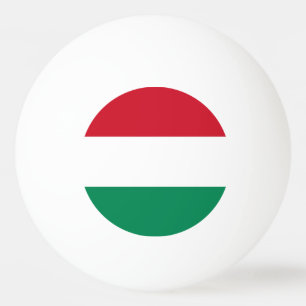 Bola especial de pingue-pongue com bandeira da Hun