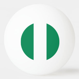 Bola especial de pingue-pongue com bandeira da Nig