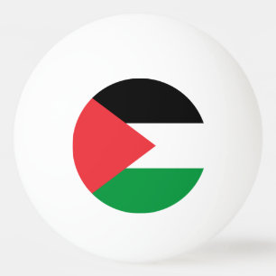 Bola especial de pingue-pongue com bandeira da Pal