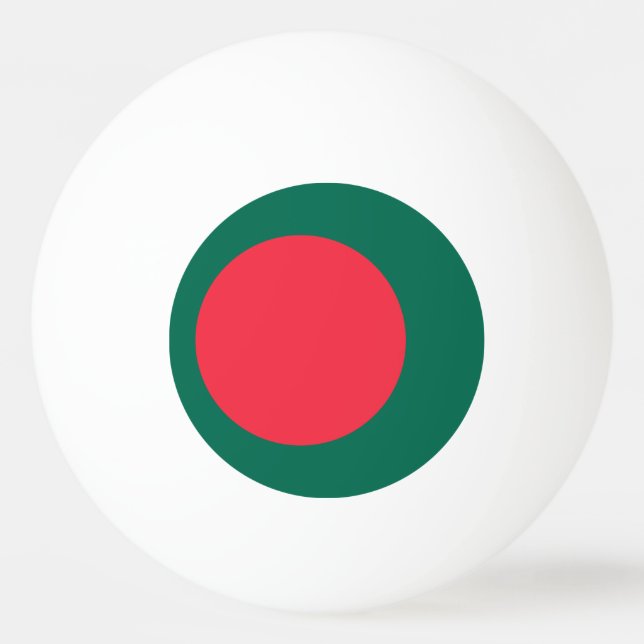Bola especial de pingue-pongue com bandeira de Ban (Verso)