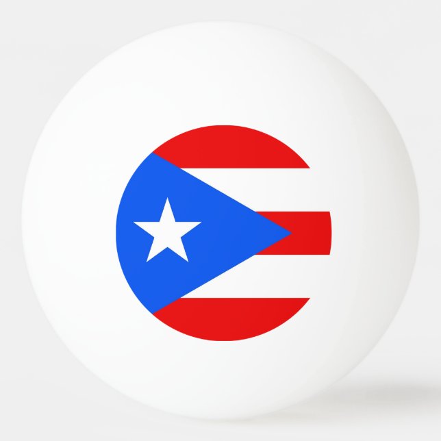 Bola especial de pingue-pongue com bandeira de Por (Verso)