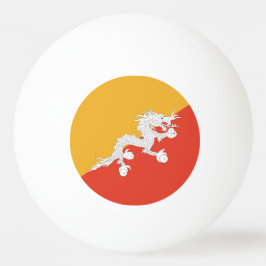 Bola especial de pingue-pongue com bandeira do But