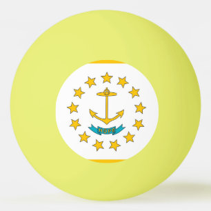 Bola especial do pong do sibilo com a bandeira de