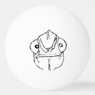 Bola inábil de Pong do sibilo do camaleão