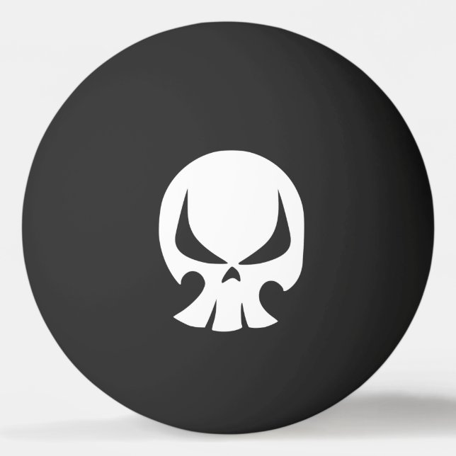 Bola má de Pong do sibilo do crânio (Frente)