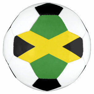 Bola Patriótica de Futebol com a bandeira da Jamai