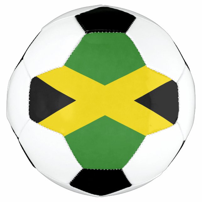 Bola Patriótica de Futebol com a bandeira da Jamai (Frente)