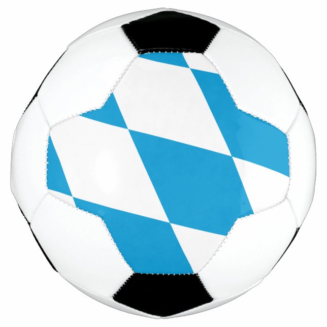 Bola Patriótica de Futebol com Bandeira da Baviera (Frente)