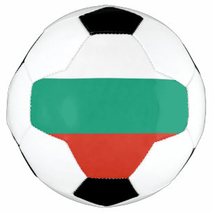 Bola Patriótica de Futebol com Bandeira da Bulgári
