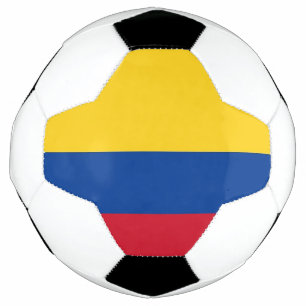 Bola Patriótica de Futebol com Bandeira da Colôm