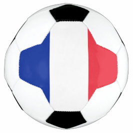 Bola Patriótica de Futebol com Bandeira da França