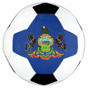 Bola Patriótica de Futebol com Bandeira da Pensil