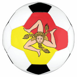 Bola Patriótica de Futebol com Bandeira da Sicília