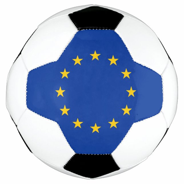 Bola Patriótica de Futebol com Bandeira da União E (Frente)
