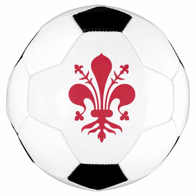 Bola Patriótica de Futebol com Bandeira de Florenç (Frente)