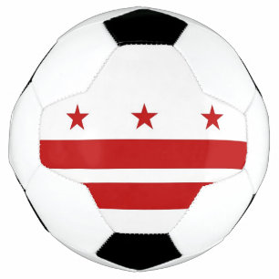 Bola Patriótica de Futebol com Bandeira de Washin