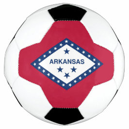 Bola Patriótica de Futebol com Bandeira do Arkansa
