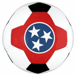 Bola Patriótica de Futebol com Bandeira do Tennes