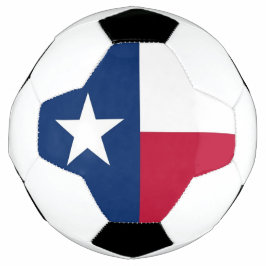 Bola Patriótica de Futebol com Bandeira do Texas