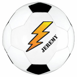 Bola Personalizada de Futebol do relâmpago Bolt