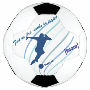 Bola Personalizada de Futebol - "Pés no Fogo, Obje