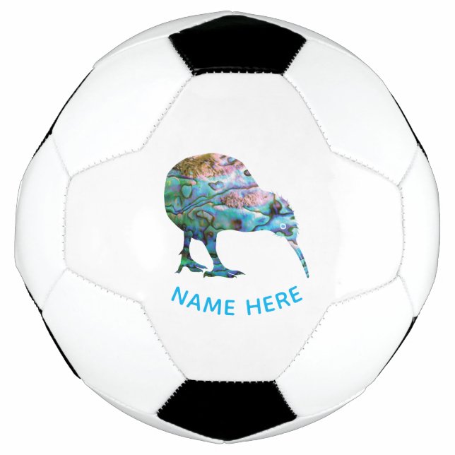 BOLA PERSONALIZADA DE FUTEBOL ZEALAND KIWI PAUA PA (Frente)