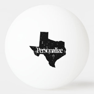Bola personalizada do pong do sibilo de Texas para