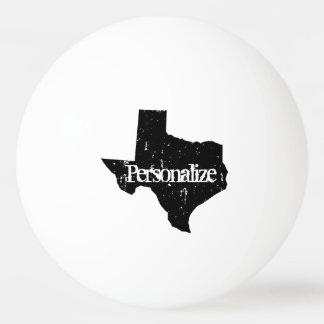 Bola personalizada do pong do sibilo de Texas para