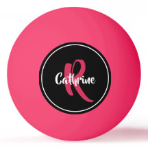 Bola Ping Pong Personalizada Rosa