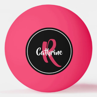 Bola Ping Pong Personalizada Rosa