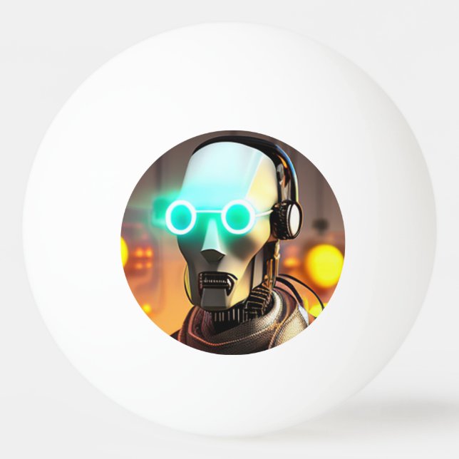 Bola robô 2 de pingue-pongue de 1 estrela (Frente)