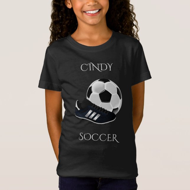 Bola SOCCER & Limpa Camiseta Personalizada (Frente)