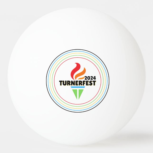 Bola TurnerFest 2024 ping pong (Frente)