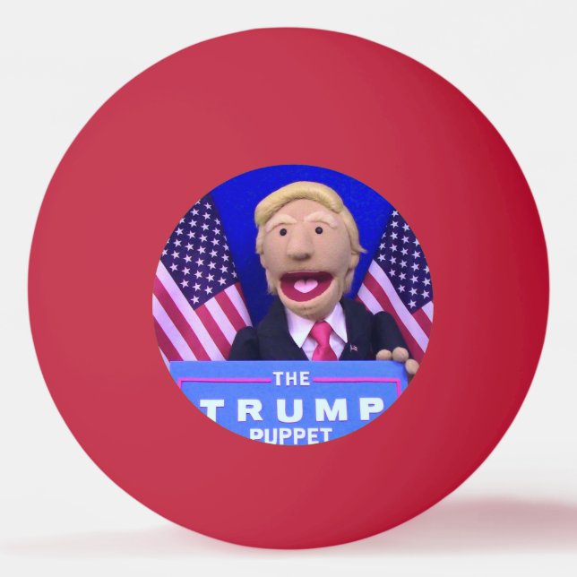bola vermelha de Pong do sibilo do @TheTrumpPuppet (Frente)