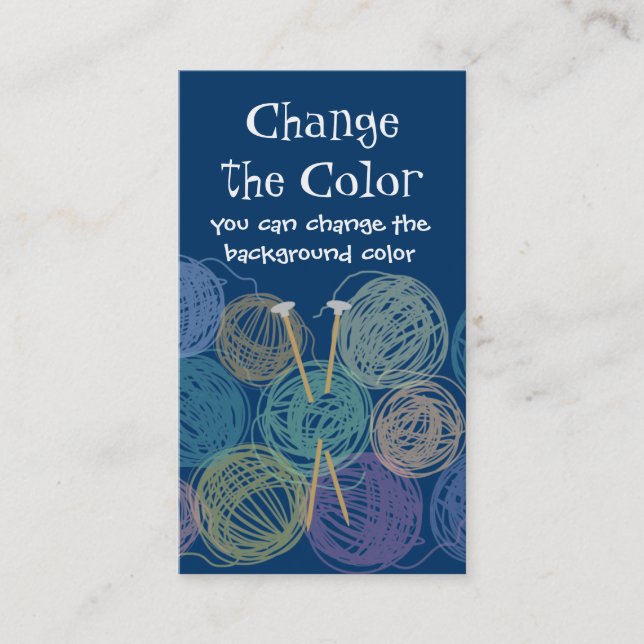 Bolas coloridas de cartões de negócios das agulhas (Frente)