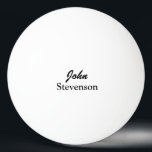Bolas conhecidas personalizadas do pong do sibilo<br><div class="desc">Bolas personalizadas do pong do sibilo do nome ou do monograma para o ténis de mesa. Personalizable com texto ou sua logotipo, foto, imagem ou imagem. Adicione intitials conhecidos monogrammed.</div>