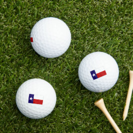 Bolas de Golf do Texas Flag