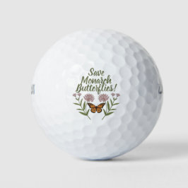 Bolas de Golfe da Borboleta Monarca