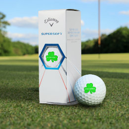 Bolas de Golfe de Shamrock Personalizadas