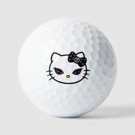 Bolas de Golfe do Gatinho Gótico