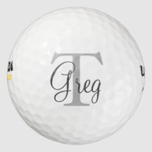 Bolas de Golfe do Monograma Personalizado| Iniciai