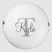 Bolas de Golfe do Monograma Personalizado| Iniciai
