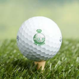 Bolas de Golfe do Rei Personalizado - Presente de 